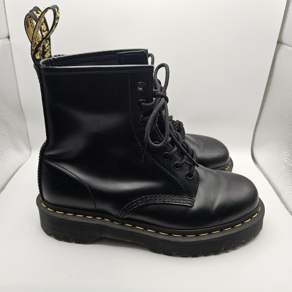 Dr. Martens Unisex Bex 1460 Smooth Leather Combat Grunge Boots 25345 Size W8 M7 - Picture 2 of 9